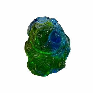 Liuli Gongfang Crystal Art Glass Paperweight Limited Edition